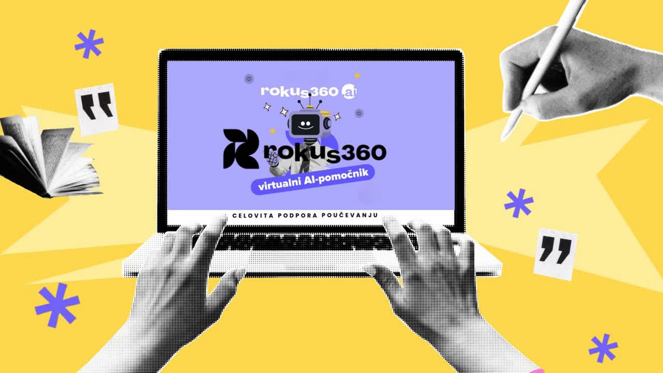 Prikaz delovanja Rokus360.ai za ustvarjanje delovnega lista